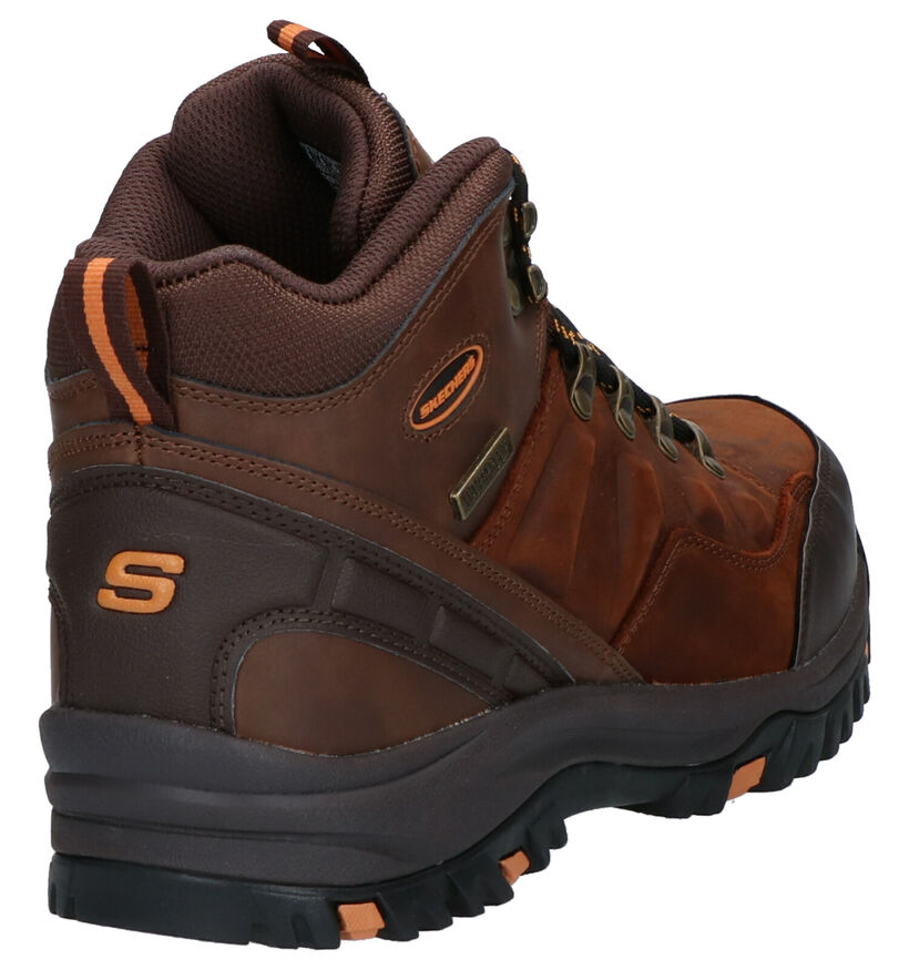 Skechers Bruine Boots in kunstleer (263220)