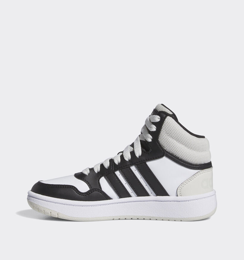 adidas Hoops 3.0 MID Zwarte Sneakers voor jongens, meisjes (348985)