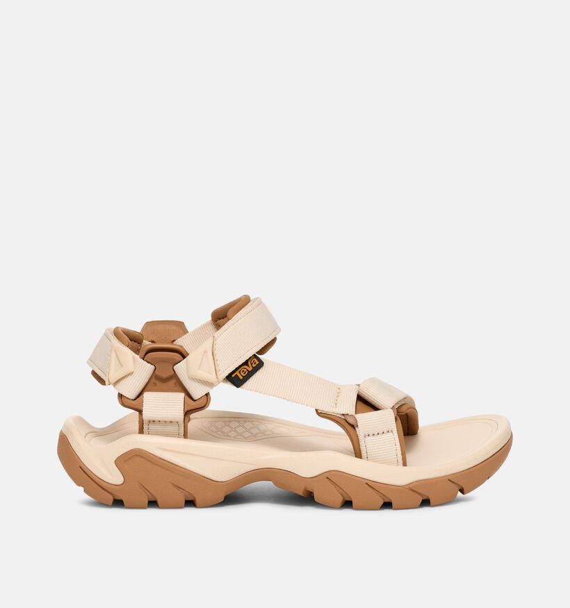 Teva Terra Fi Lite Sandales plates en Beige pour femmes (370887)