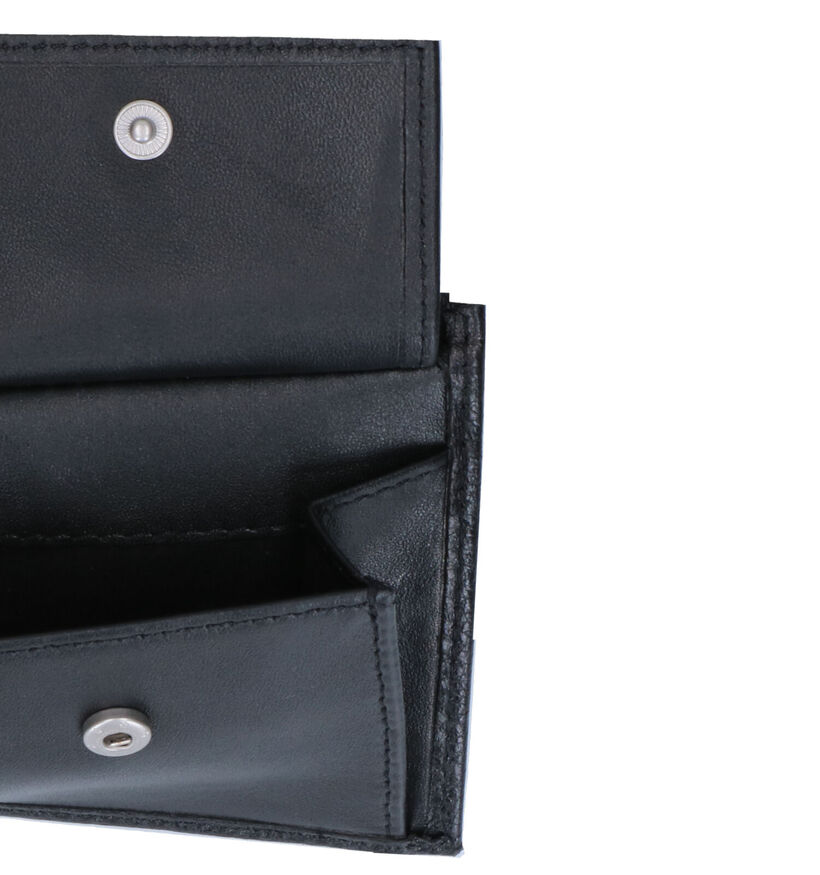 Tommy Hilfiger Central Portefeuille en Noir en cuir (321531)