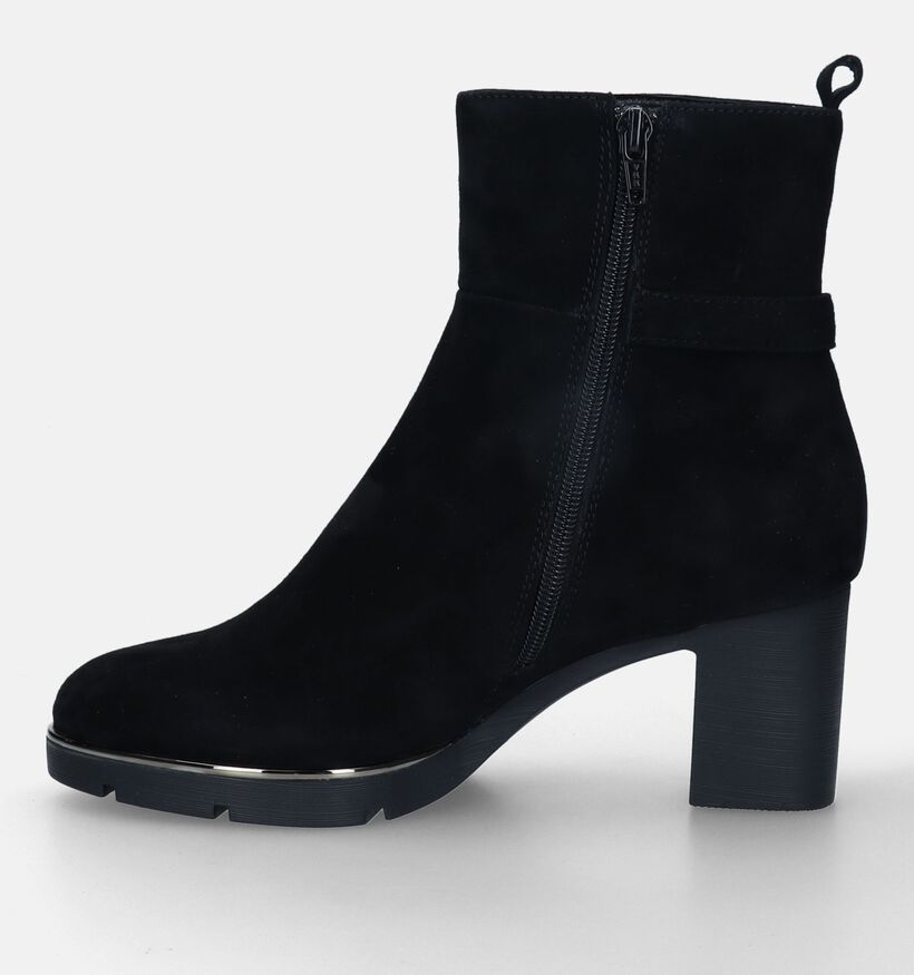 Nathan-Baume Bottines &agrave; talons en Noir pour femmes (332397) - pour semelles orthop&eacute;diques