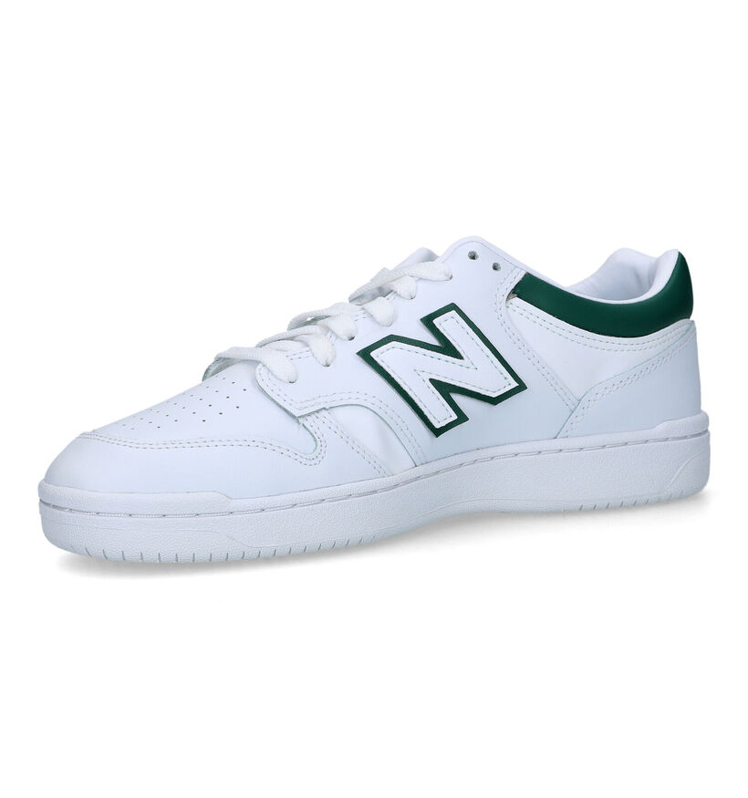 New Balance 480 Witte Sneakers voor heren (331485) - geschikt voor steunzolen