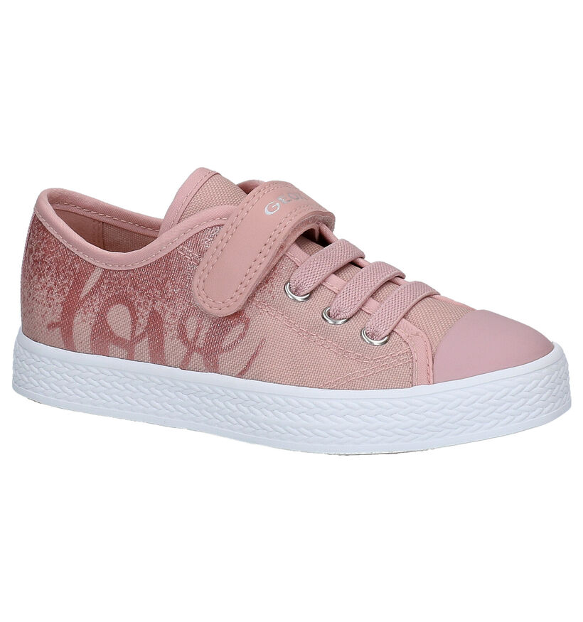 Geox Ciak Chaussures en Rose en simili cuir (286927)