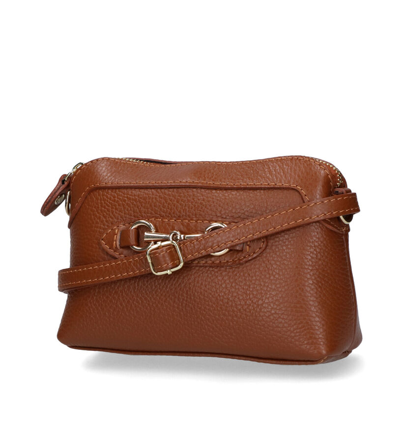 Dolce C. Groene Crossbody Tas in leer (324228)