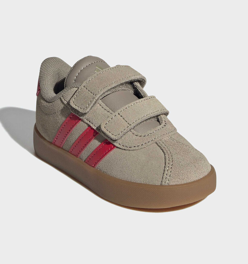 adidas VL Court 3.0 Baskets basses en Kaki pour filles, gar&ccedil;ons (372754)