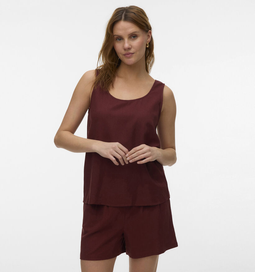 Vero Moda Mymilo D&eacute;bardeur en Bordeaux pour femmes (367198)