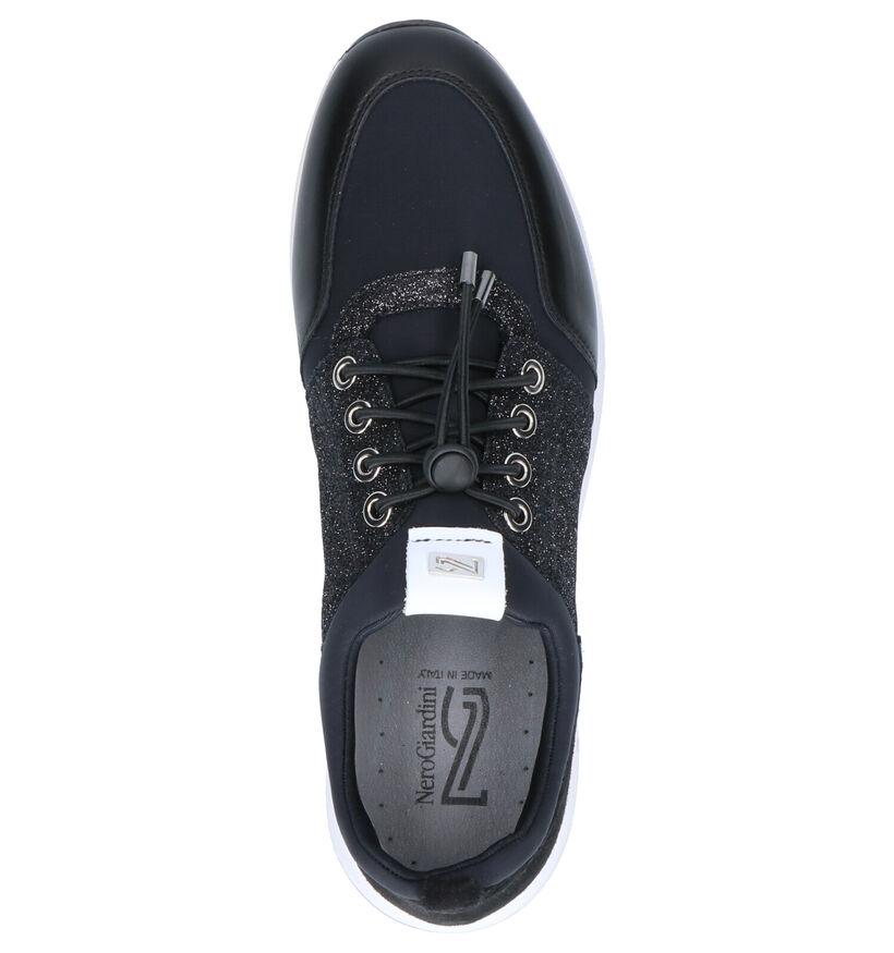 NeroGiardini Baskets slip-on en Noir en textile (259805)