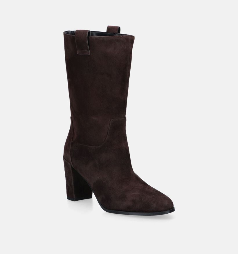 Laurent David Bottes courtes en Marron pour femmes (349203)