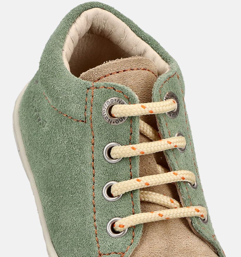 Naturino Cocoon Suede Baskets pour b&eacute;b&eacute; en Vert pour filles, gar&ccedil;ons (371636) - pour semelles orthop&eacute;diques