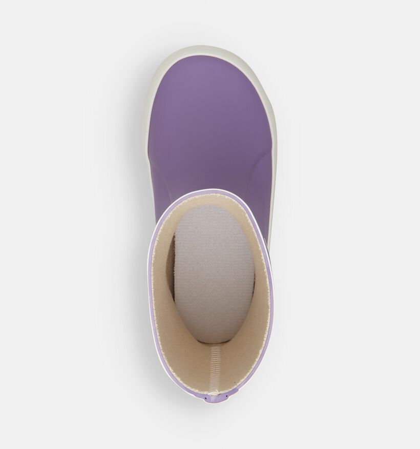 Bergstein Paarse Regenlaarzen voor meisjes, jongens (280578) - geschikt voor steunzolen