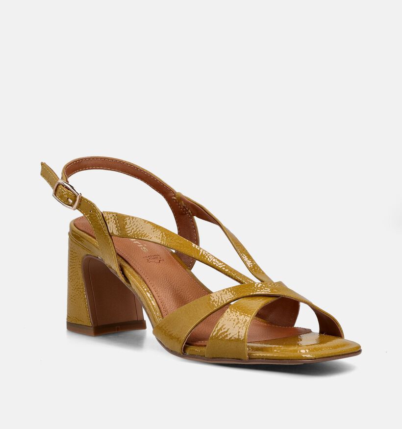 Tamaris Sandales &agrave; talons en Jaune pour femmes (371758)