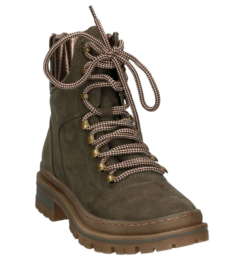 Dazzle Boots à lacets en Bleu foncé pour femmes (256593)