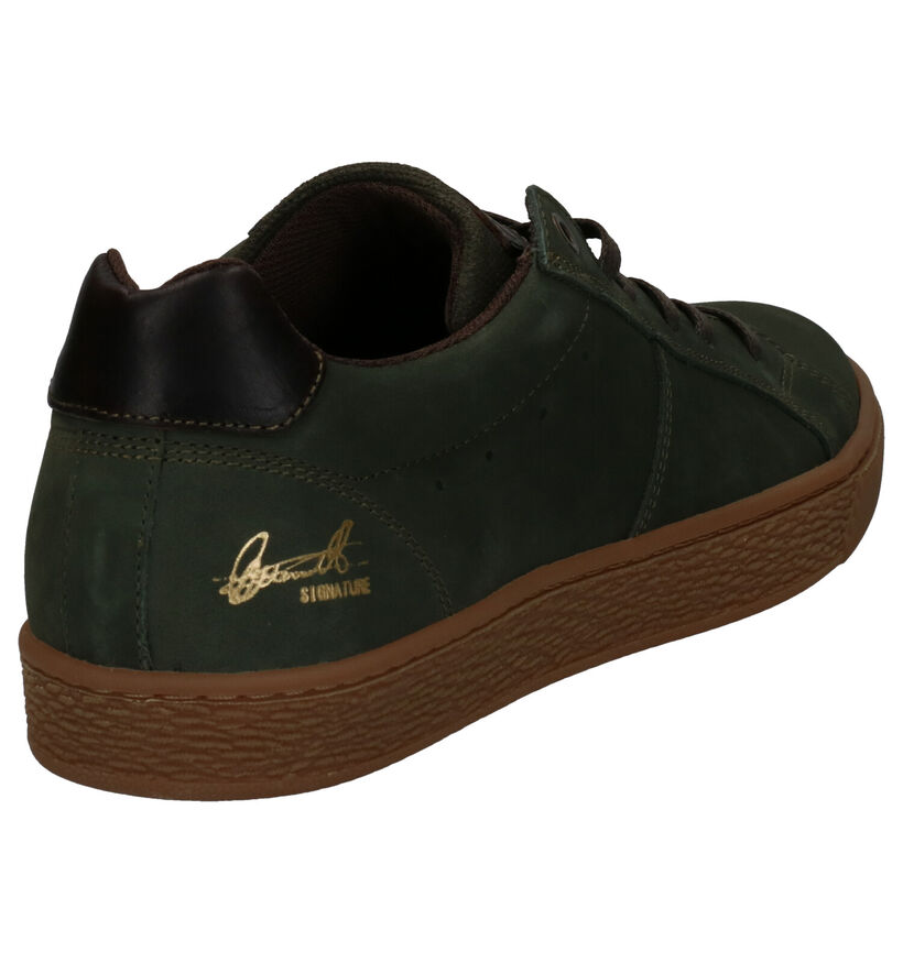 Bullboxer Chaussures à lacets en Vert kaki en nubuck (291315)