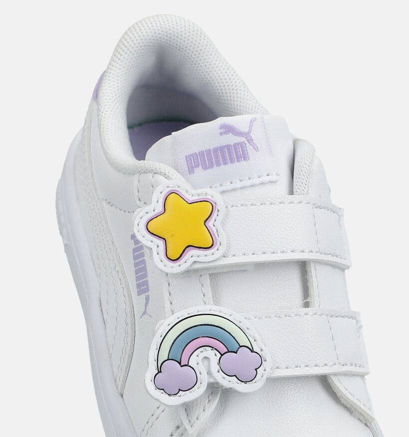 Puma Smash 3.0 Baskets basses en Blanc pour filles (375587) - pour semelles orthop&eacute;diques