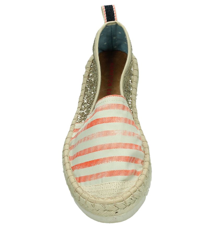 Hampton Bays Espadrilles en Orange en textile (190093)