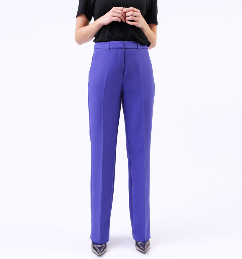 Comma Paarse Geklede Broek (326501)