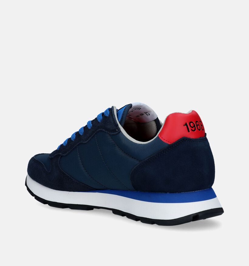 Sun 68 Tom Solid Blauwe Sneakers voor heren (337127) - geschikt voor steunzolen