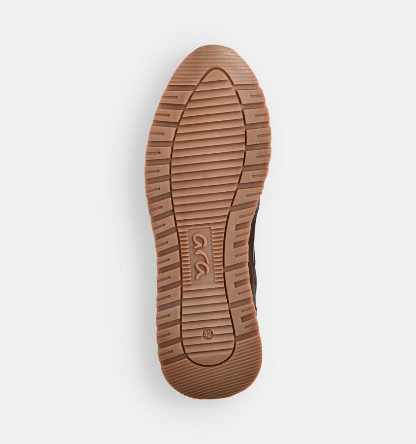 Ara Bruine Sneakers voor heren (364639) - geschikt voor steunzolen