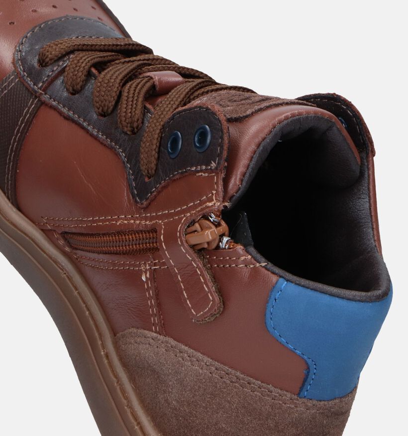 Little David Liam Bruine Bottines voor jongens (348117) - geschikt voor steunzolen