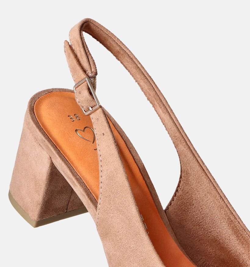 Marco Tozzi Cognac Slingback pumps voor dames (352549)