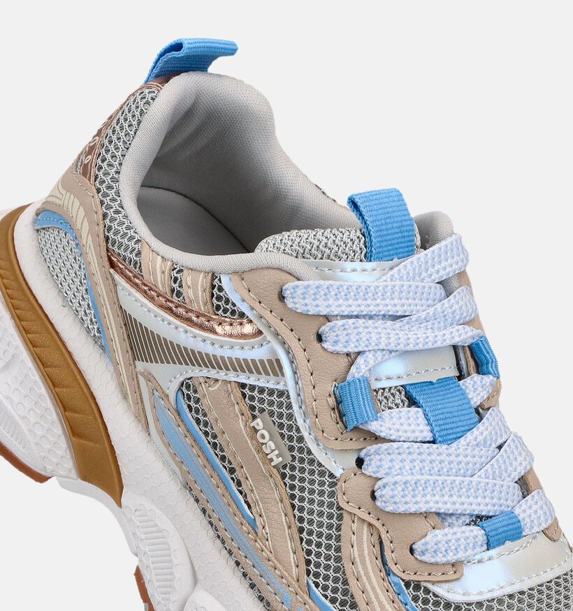 Posh by Poelman Beige Sneakers voor meisjes (370767) - geschikt voor steunzolen