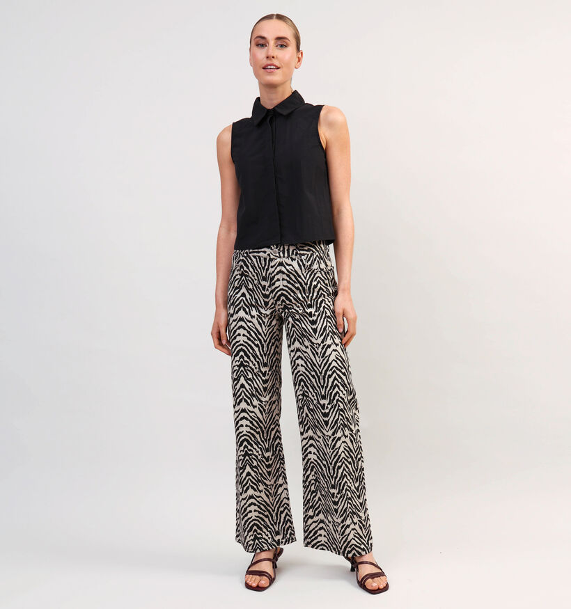 JDY Connie Zwart Blouse zonder Mouwen voor dames (359074)