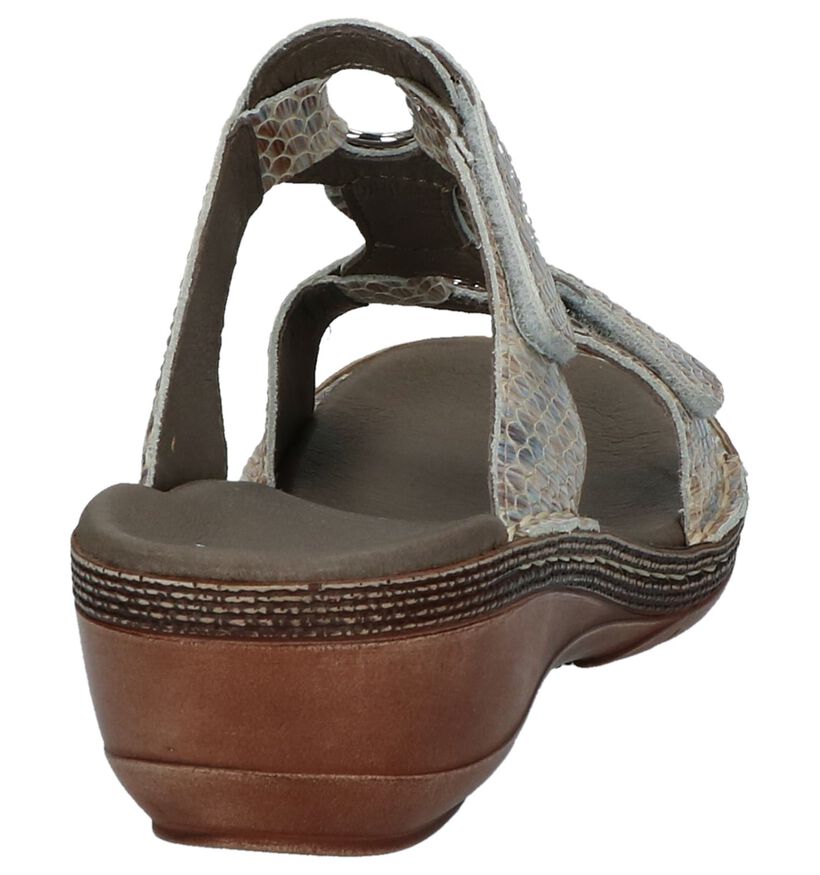 Comfortabele Slippers Taupe Ara Key-West, , pdp