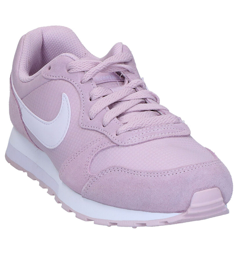 Nike MD Runner 2 Paarse Sneakers in daim (266039)