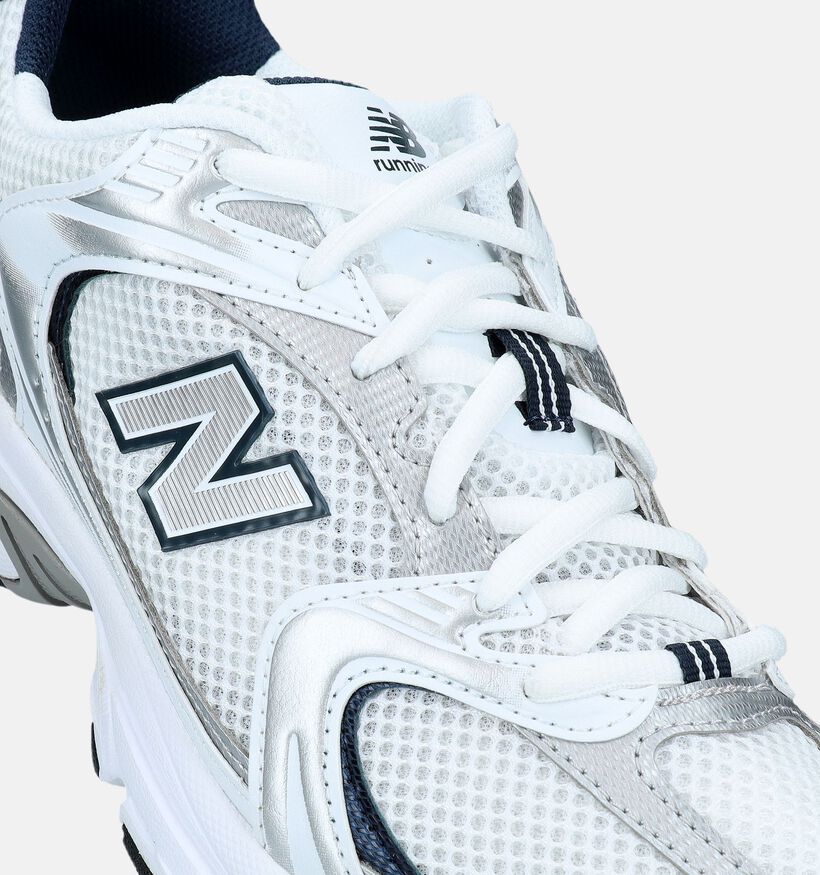 New Balance 530 Baskets en Blanc pour hommes (342492) - pour semelles orthopédiques