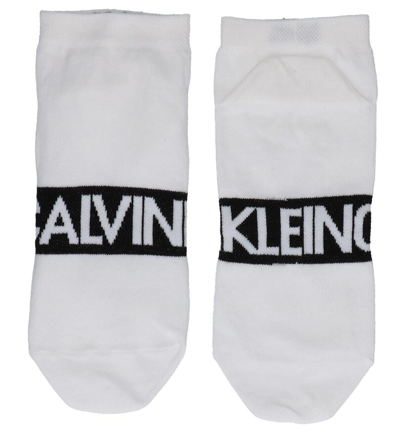 Wit/Grijze Enkelsokken Calvin Klein Socks Dirk - 2 Paar, Wit, pdp