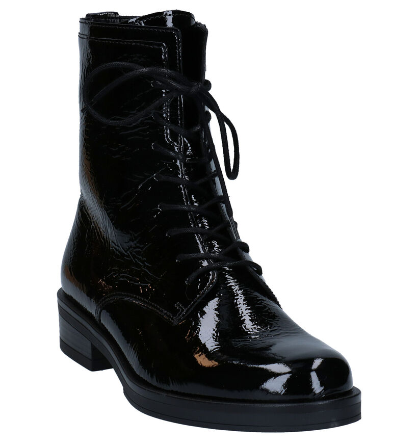 Gabor Best Fitting Bottillons en Noir en cuir (282396)