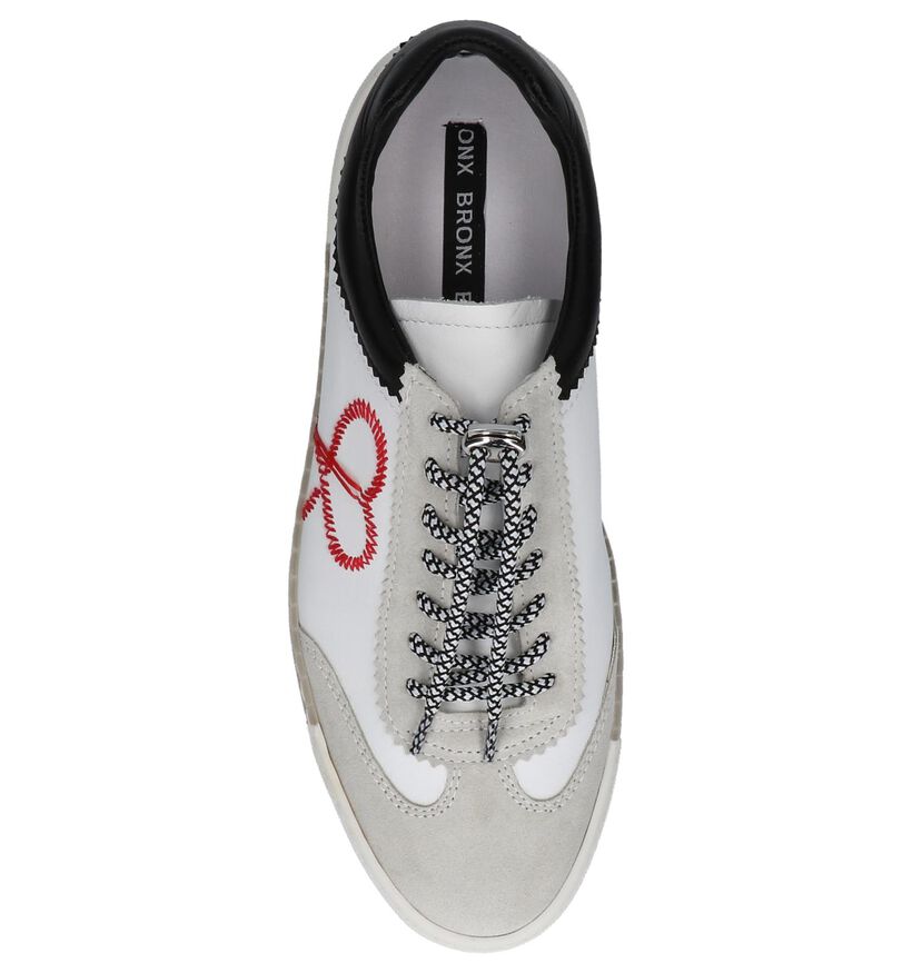 Bronx Baskets basses en Blanc en cuir (223874)