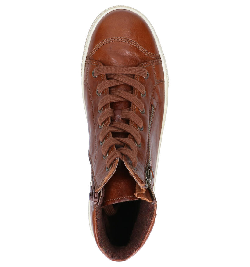 Gabor Cognac Sneakers in leer (254010)