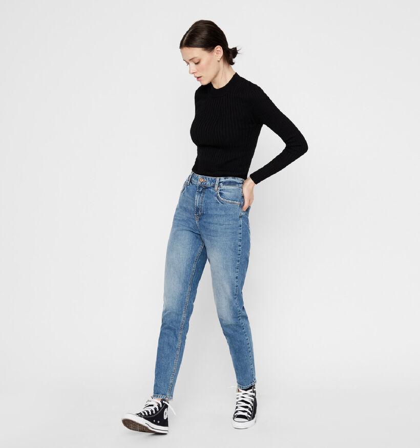 Pieces Leah Mom Jeans en Bleu (298642)