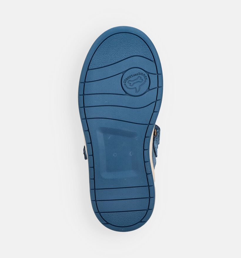 STONES and BONES Pacer Baskets basses en Bleu fonc&eacute; pour gar&ccedil;ons (369595) - pour semelles orthop&eacute;diques