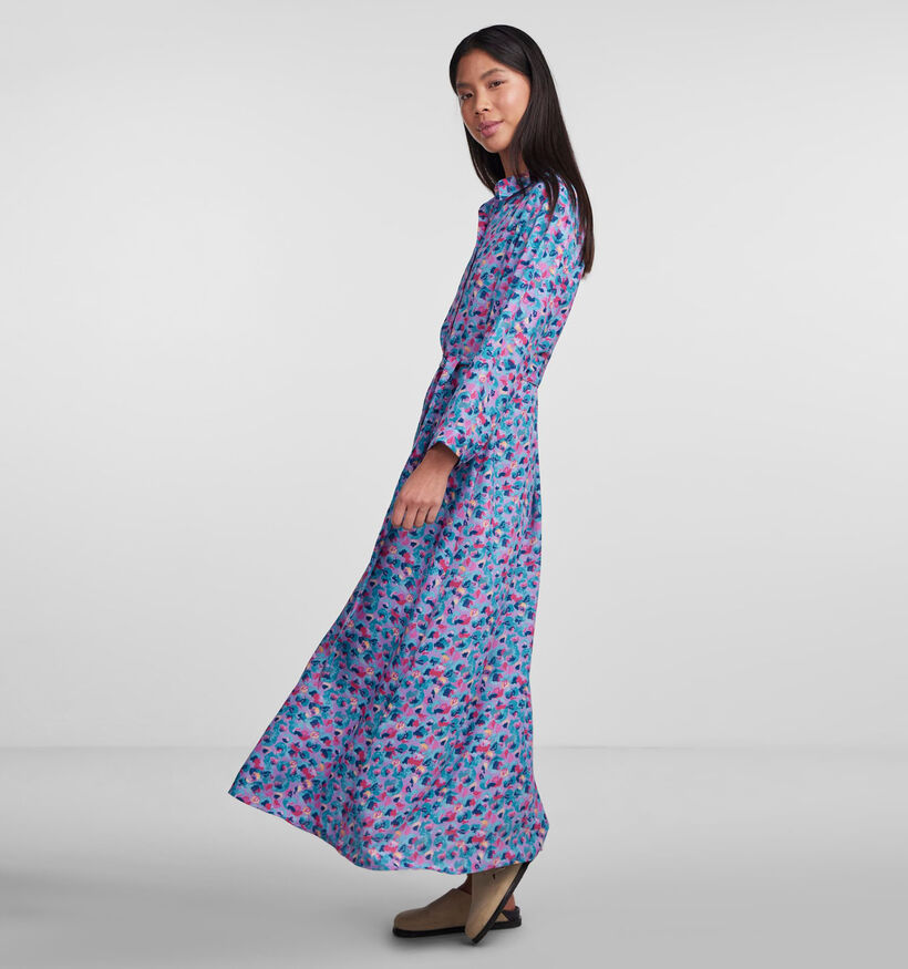 Pieces Blauwe Hemdjurk voor dames (335157)