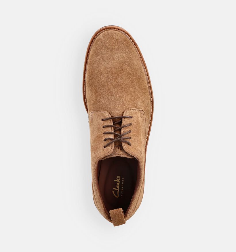 Clarks Aldwin Lace Bruine Geklede Veterschoenen voor heren (370688)