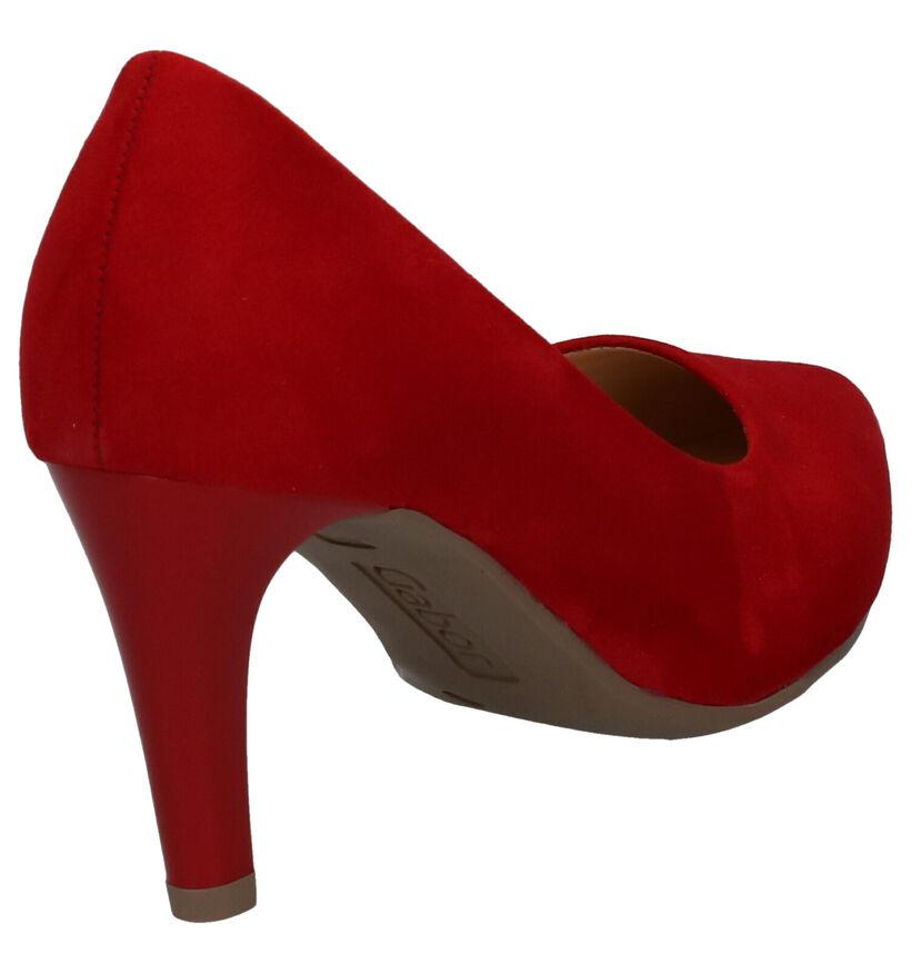 Gabor Soft & Smart Rode Pumps in stof (271512)