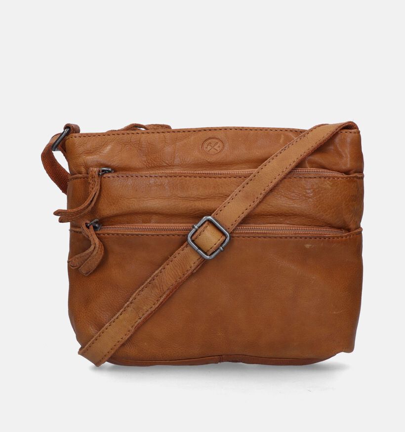 Hide & Stitches Sac port&eacute; crois&eacute; en Taupe pour femmes (333152)