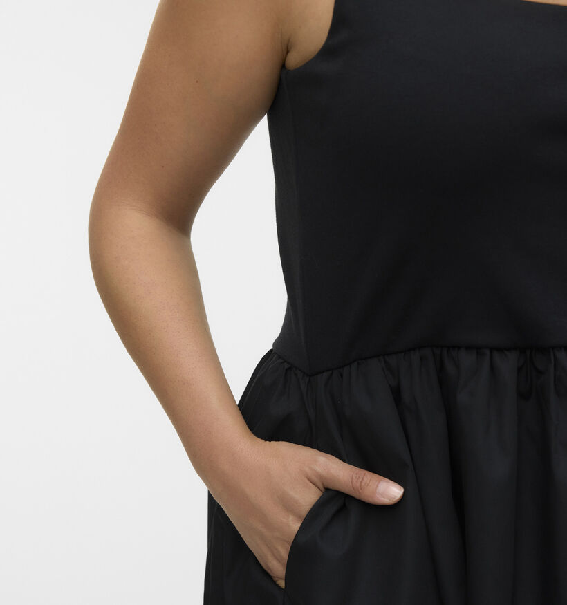 Vero Moda Curve Ane Zwarte Midi-Jurk voor dames (375031)