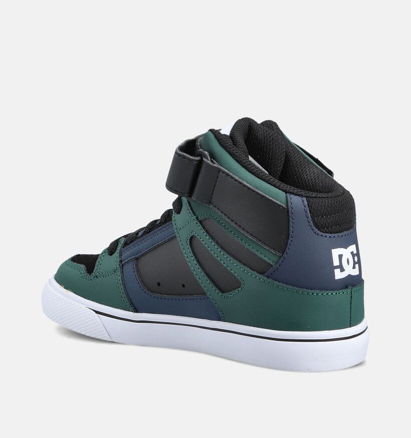 DC Shoes Pure High Baskets montantes en Vert pour filles, garçons (370356)