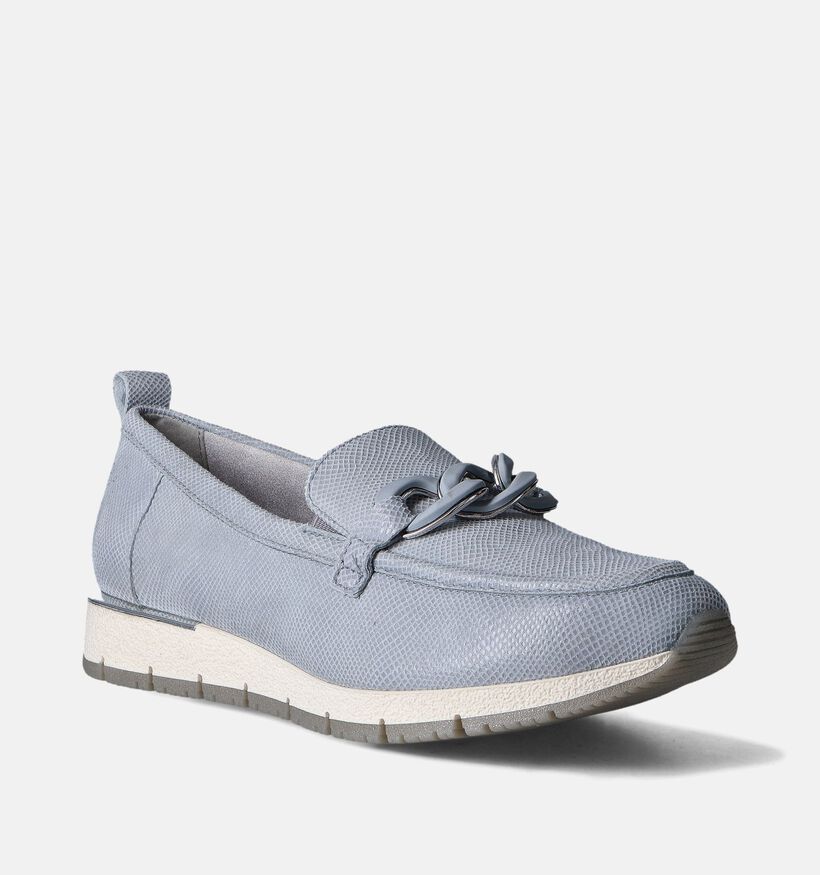 Tamaris Pure Relax Blauwe Instappers voor dames (351599) - geschikt voor steunzolen
