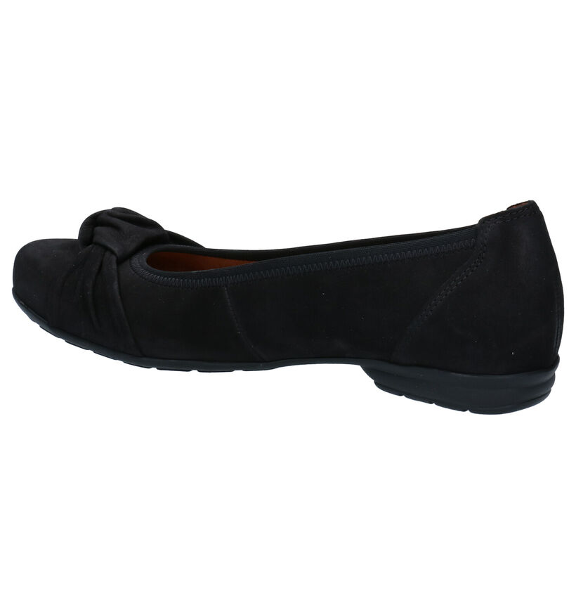 Gabor Easy Walking Ballerines en Noir en nubuck (271649)