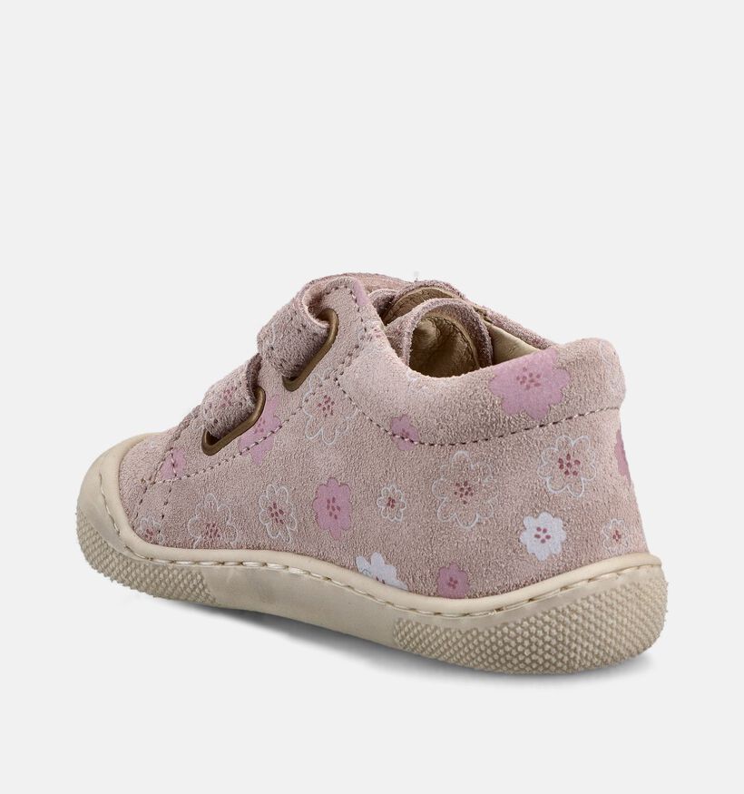 Naturino Barefoot Amur VL Baskets pour b&eacute;b&eacute; en Rose pour filles (371614) - pour semelles orthop&eacute;diques