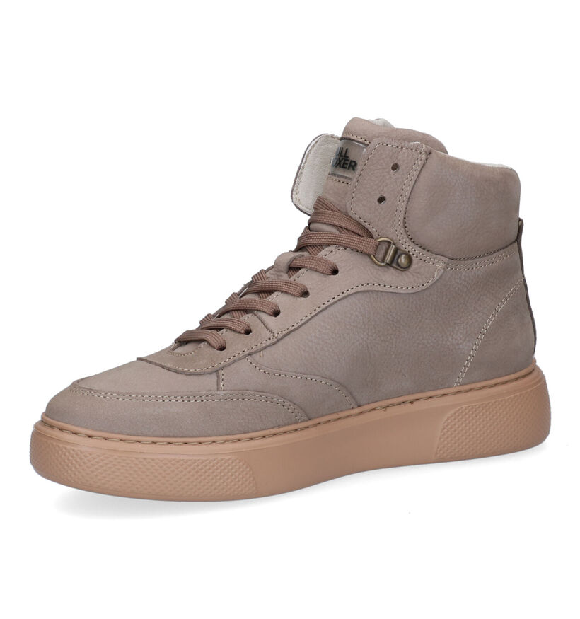 Bullboxer Ecru Hoge Schoenen voor dames (298794) - geschikt voor steunzolen