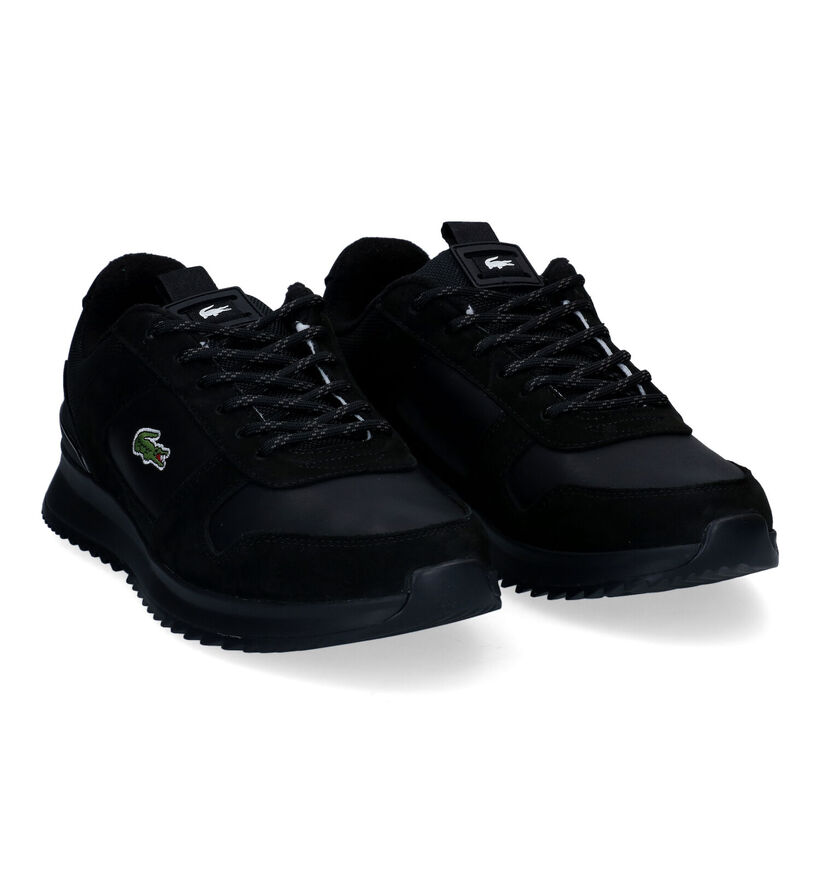 Lacoste Joggeur Baskets en Noir pour hommes (295699) - pour semelles orthopédiques