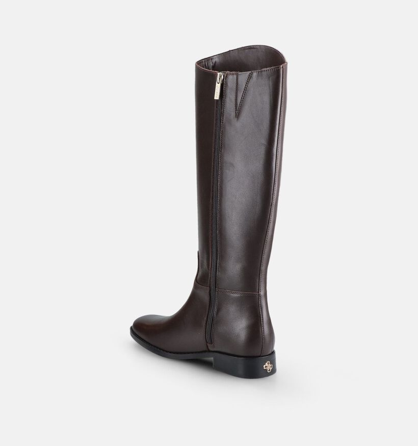 Guess Naure Donkerbruine Lange Laarzen voor dames (379517)