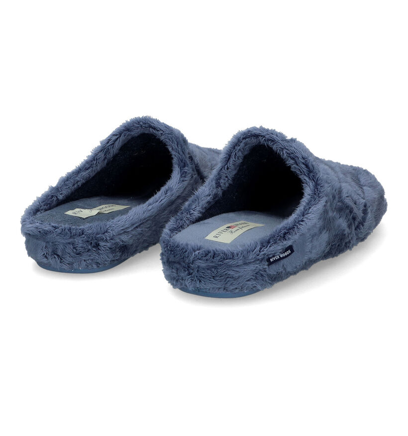 River Woods Isabeau Beige Pantoffels in stof (316033)