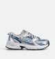 New Balance 530 Zilveren/Blauwe Sneakers voor meisjes (366392) - geschikt voor steunzolen