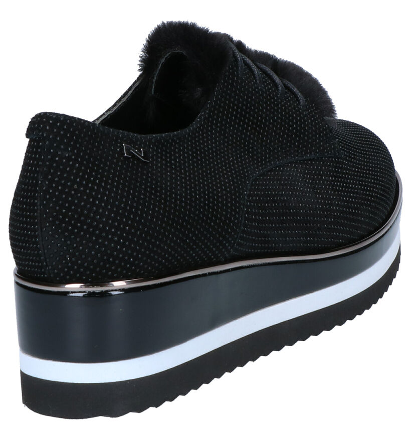 Nathan-Baume Chaussures à lacets en Noir en nubuck (262282)